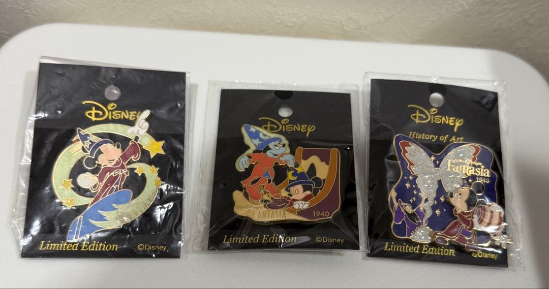 ディズニー　ピンバッジ　ピンバッチ　ミッキー　ファンタジア　Disney