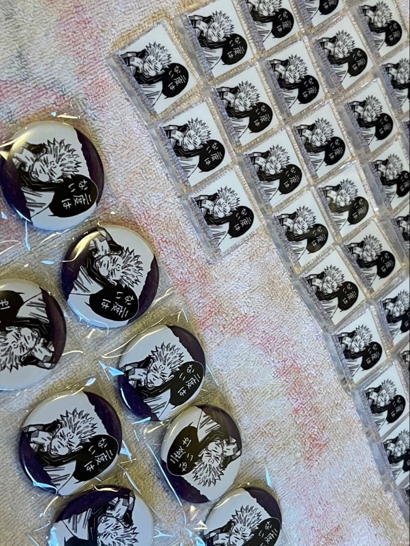 呪術廻戦 両面宿儺 缶バッジ アクリルブロック 209点