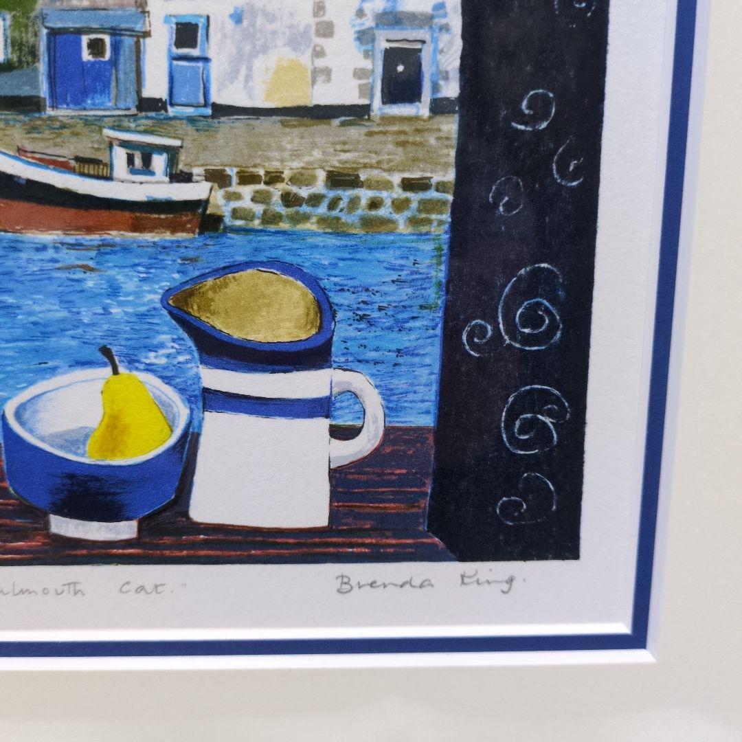 ブレンダ キング　保証書付　リトグラフ　フォルマスキャット　額入り