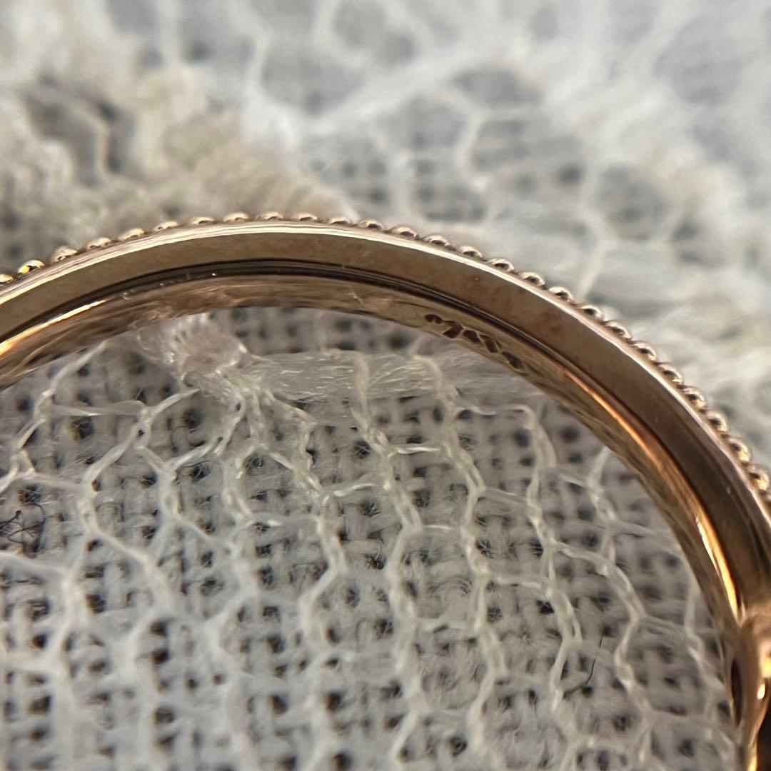 アガット　アメシスト　ピンキーリング　3号