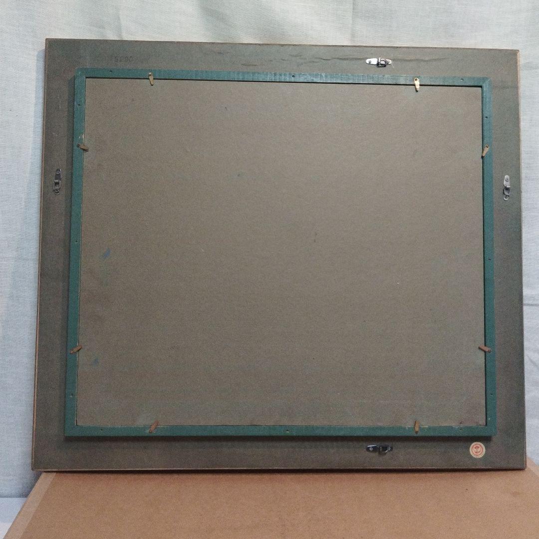 F8号　油絵　ゴールド額縁