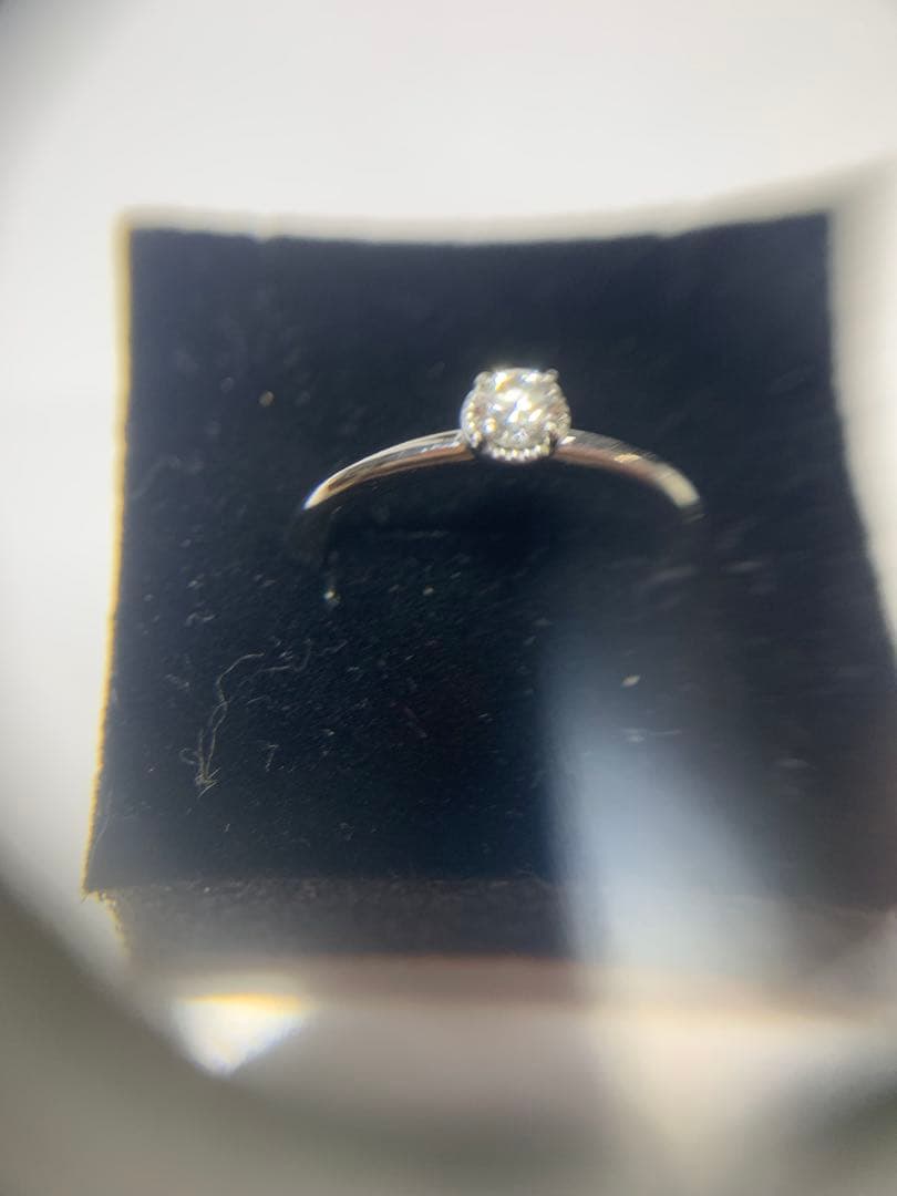 【研磨済】　フォーエバーマーク　 天然ダイヤモンドリング　プラチナ900