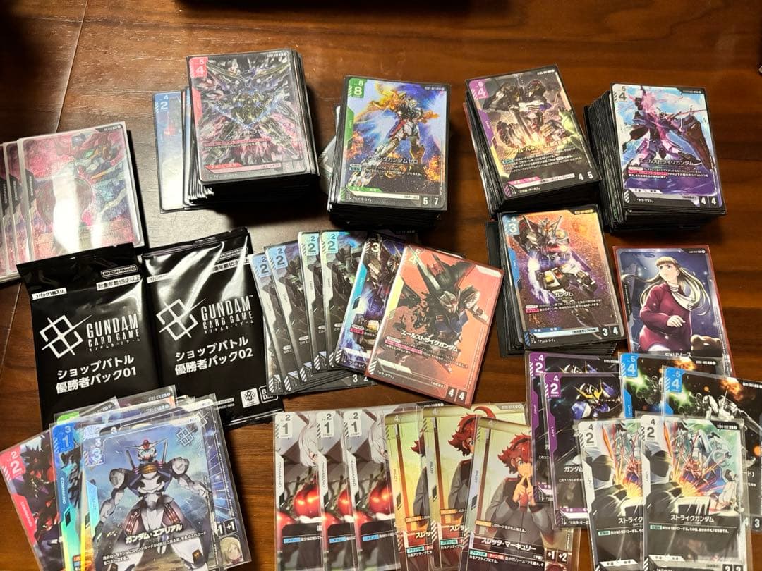 ガンダムカードゲーム ワンピースカード　引退品 (高額パラレル+β版カード含)