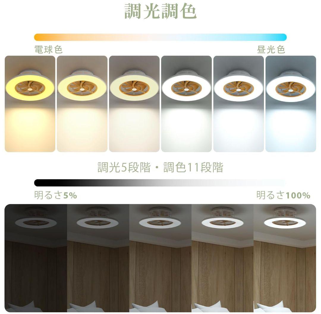 ORALUCE シーリングファンライト 10畳 ファン付 LEDシーリングライト