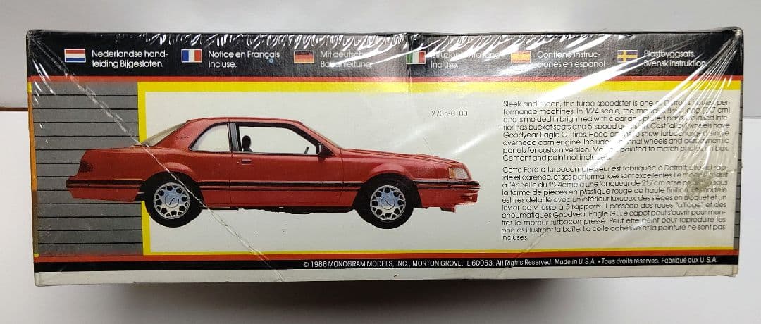 希少! 激レア!！ 未開封 モノグラム '87 サンダーバード ターボ クーペ