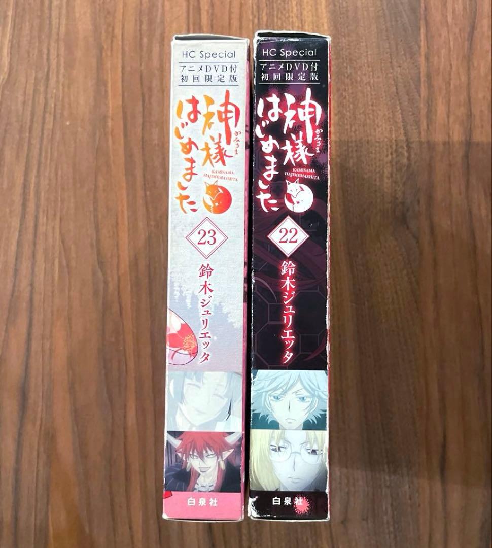 ★希少　綺麗良好★神様はじめました　オリジナルアニメDVD付限定版　22 23