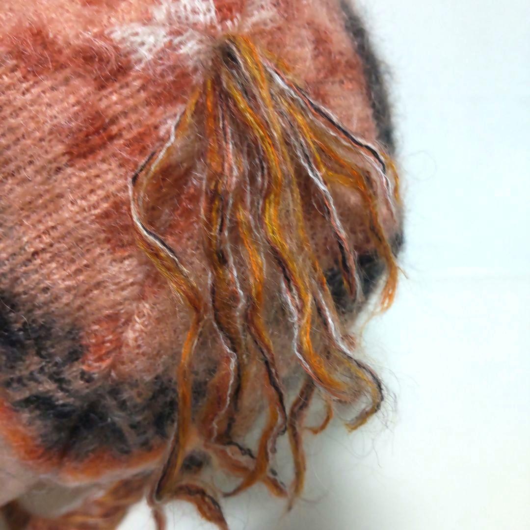 ヴィヴィアンウエストウッド ウール 耳付きニット帽 フリンジ 希少