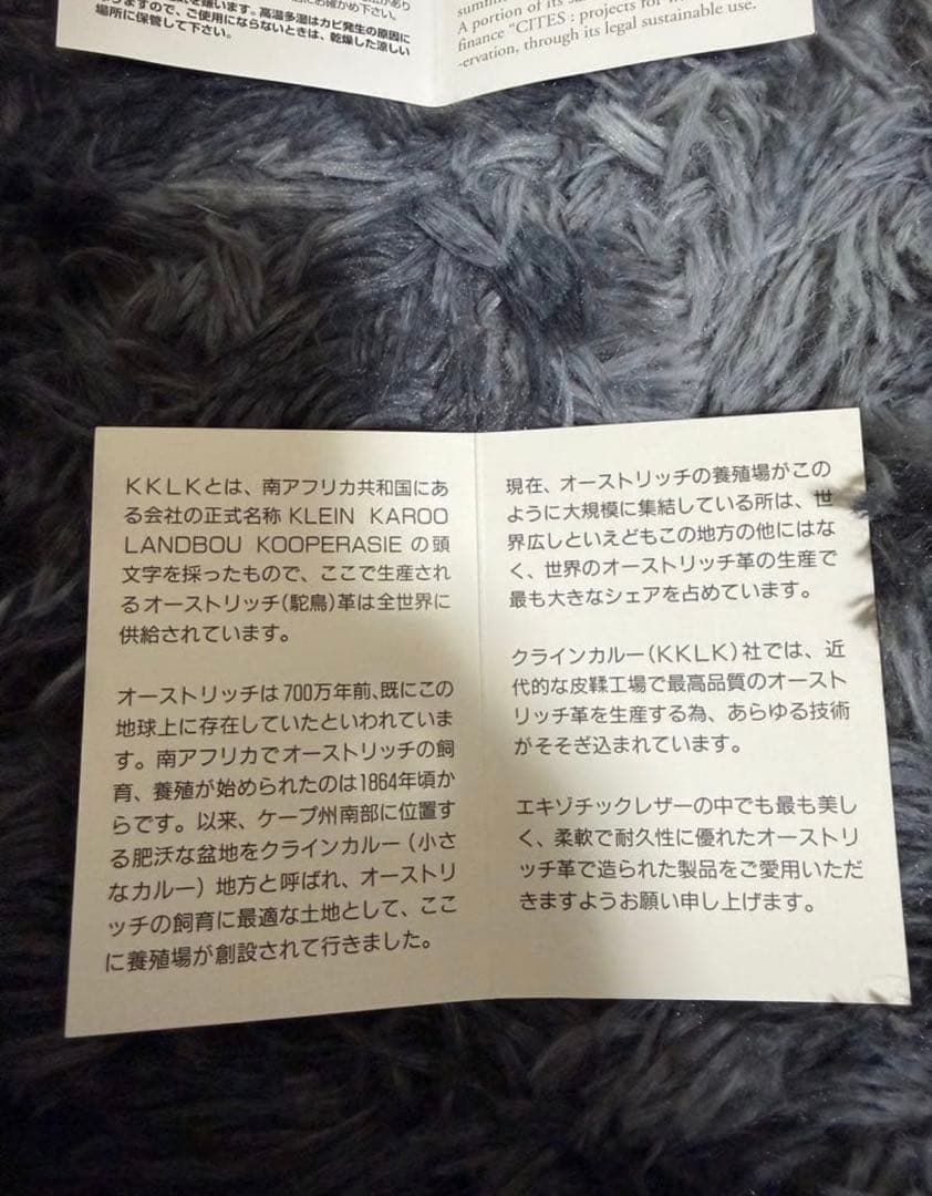 新品　保証書付き　JRA オーストリッチ　エキゾチックレザー　ハンドバック