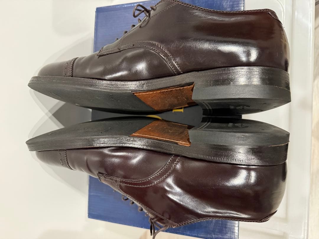 Aldenパンチドキャップトゥ 8.5D