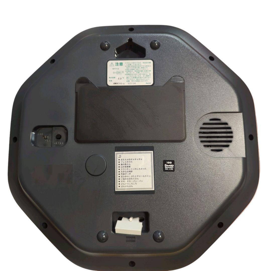 【未使用品】CITIZEN　ハローキティ　掛け時計　M766 からくり時計