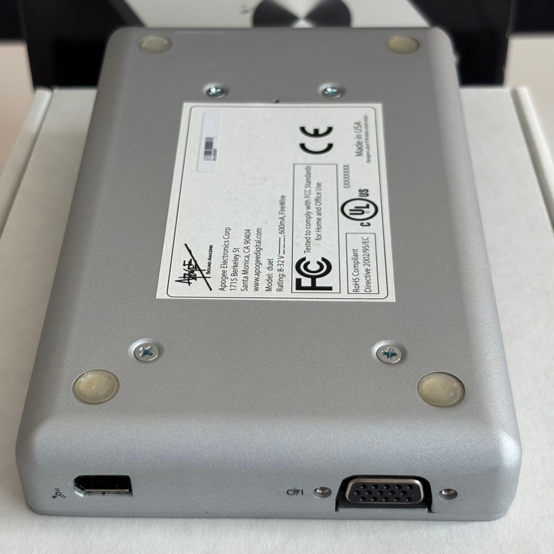 duet by APOGEE オーディオインターフェイス