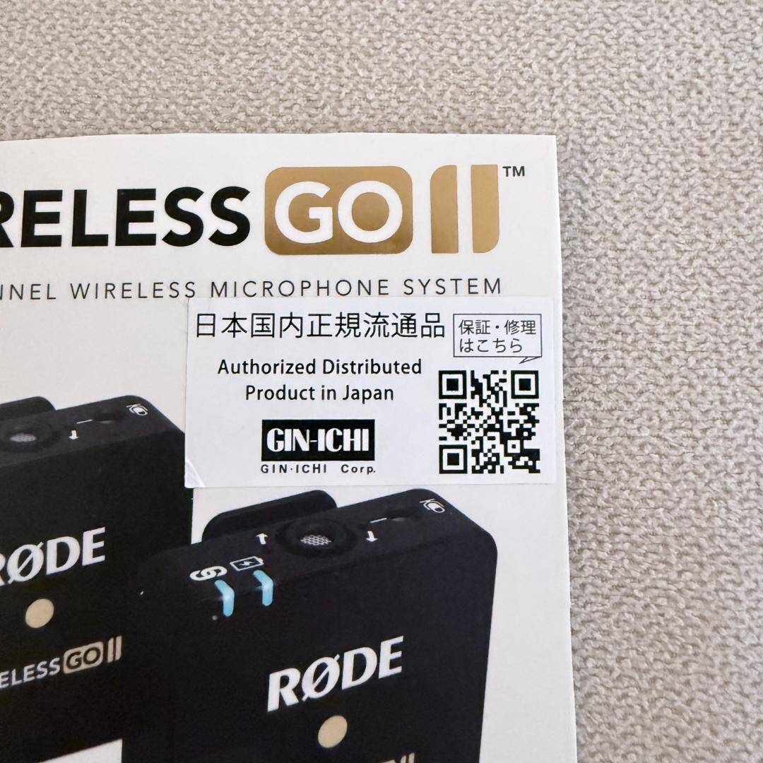 RODE ロード Wireless GO II WIGOII 日本国内正規流通品