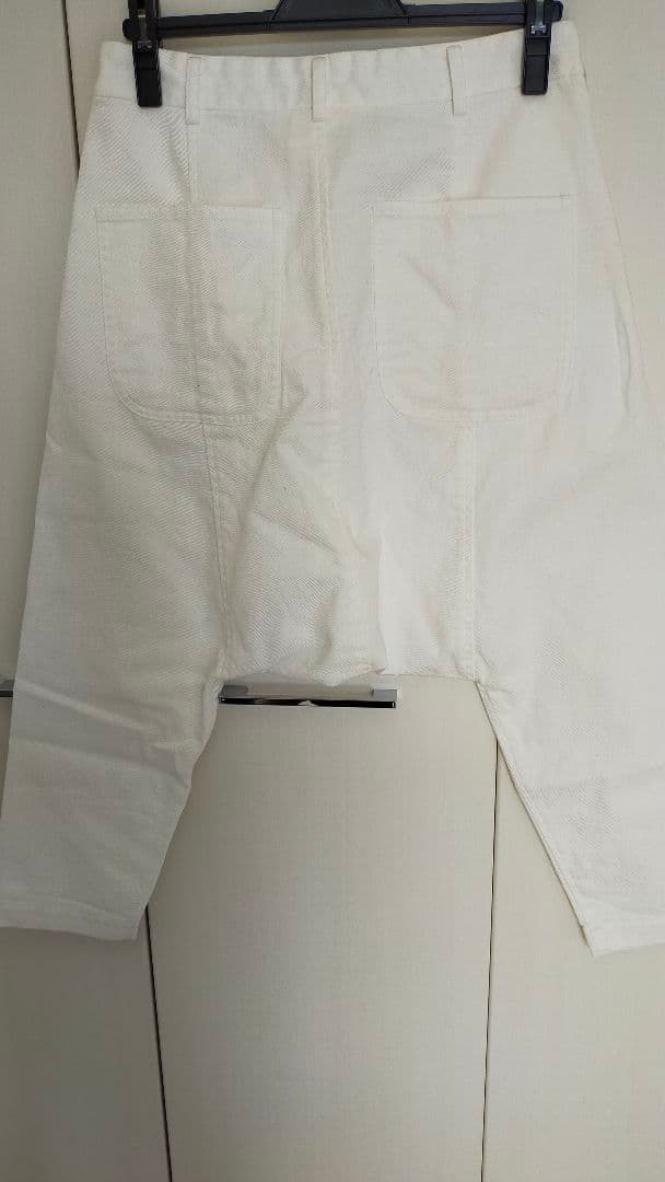 COMME des GARÇONS サルエルパンツ S ホワイト