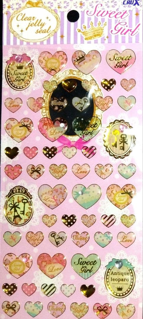 平成 レトロ 当時物 クラックス CRUX フレークシール ステッカー ポチ袋