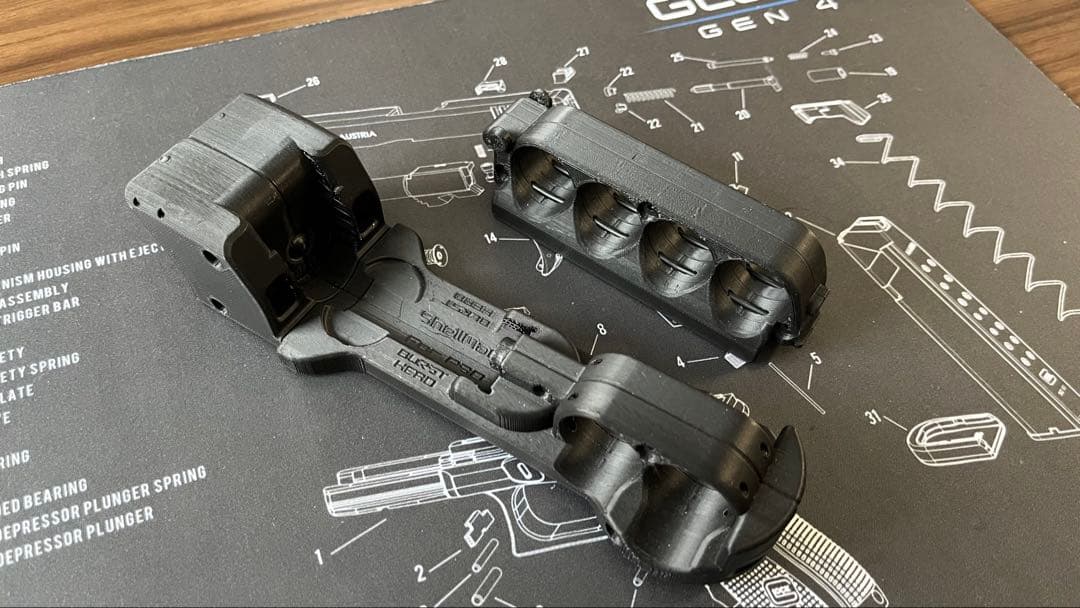 BURST-HEAD P90シェルマグ シングル【おまけ付】