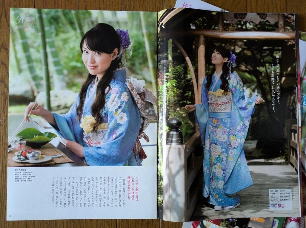 戸田恵梨香 京都きもの友禅 ふりそで カタログ ② 13点 きもの 雑誌