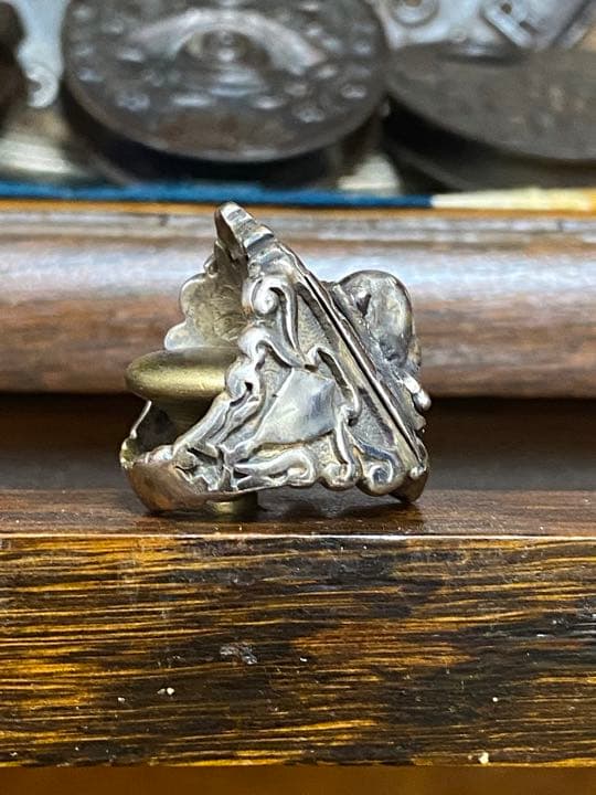 コレクション #34 vintage 40s' skull Mexican ring