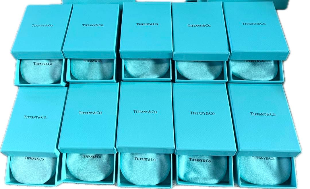 現行品Tiffanyティファニー空箱巾着ミニショッパー紙袋10セット