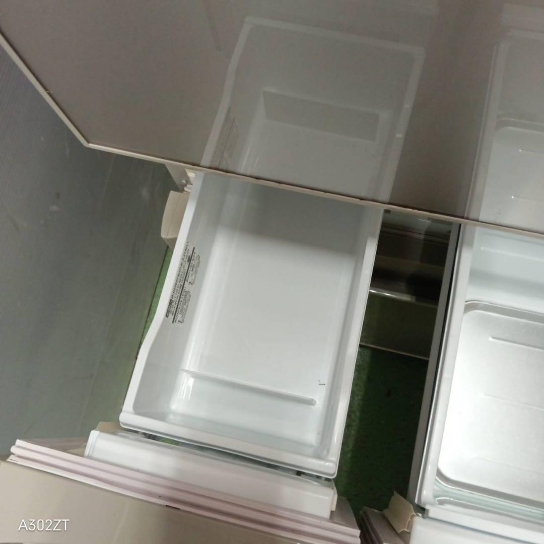 464 関東圏　冷蔵庫　大型　右開き　自動製氷機付　極美品　400L強　鏡面