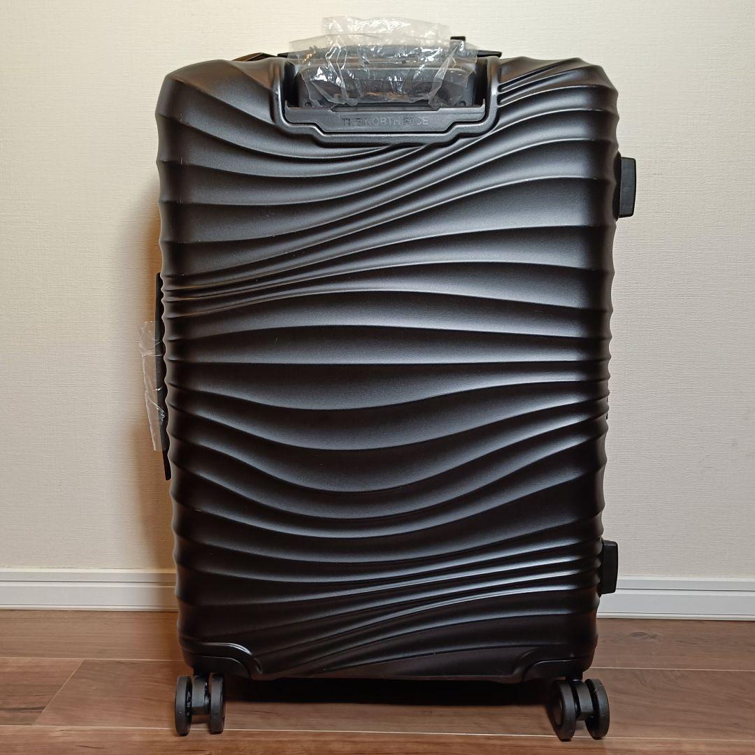 THE NORTH FACE ブラック キャリーケース 波状デザイン 収納多数