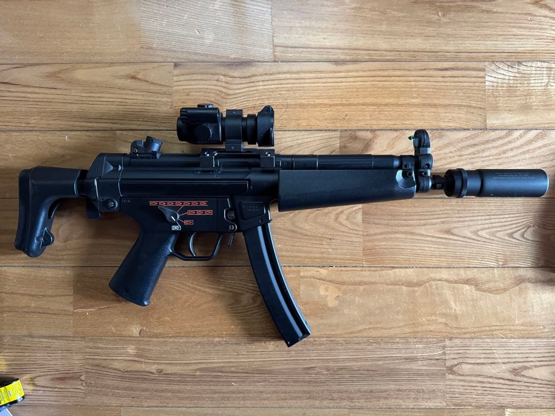 マルイ　電動ガン サイレンサー　スコープ付き