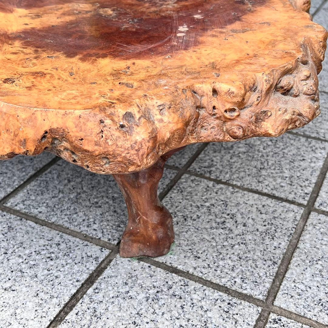 一点もの　一枚板　テーブル 茶台 花台 盆栽台 飾台 無垢 和室