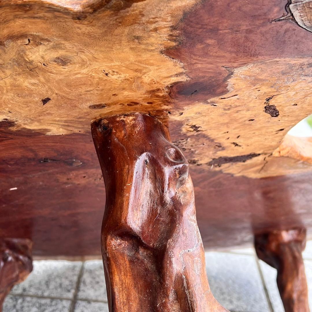 一点もの　一枚板　テーブル 茶台 花台 盆栽台 飾台 無垢 和室