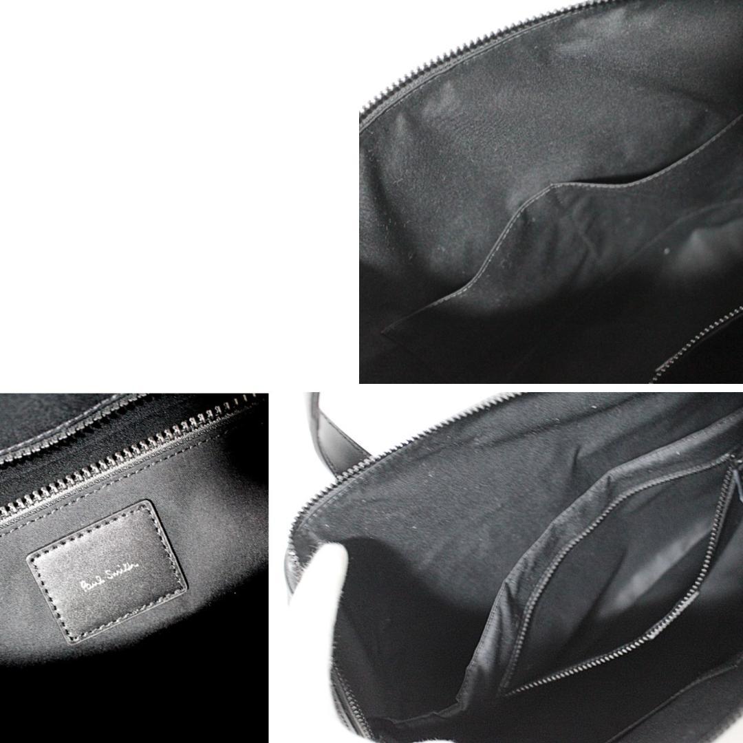 新品 ポールスミス ビジネスカジュアル 2WAY レザー ビジネスバッグ グレー