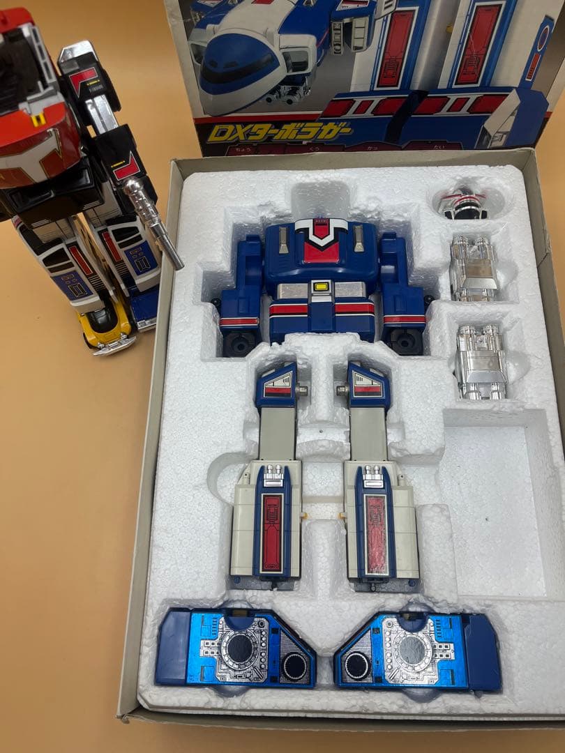 高速戦隊ターボレンジャー　DXターボロボ　DXターボラガー　1989 当時物
