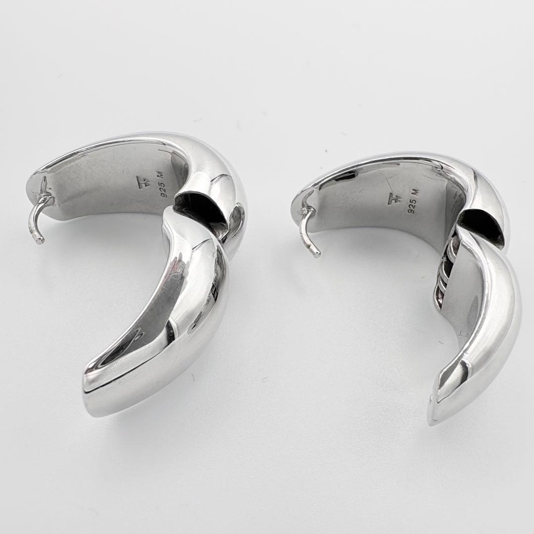 TOMWOOD Ice Hoop トムウッド アイスフープ ピアス シルバー