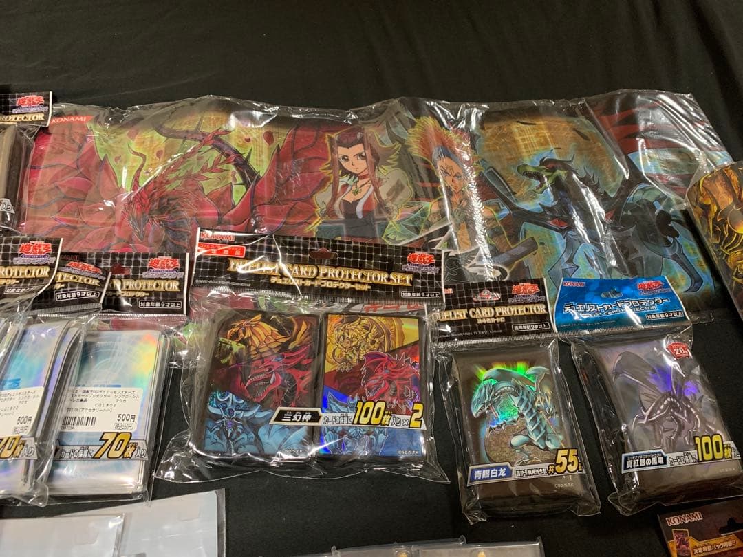 遊戯王OCG引退品 スリーブ プレイマット プロモ 未開封 まとめ売り