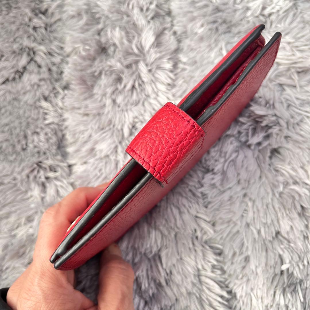 極美品✨GUCCI 折り財布　札入れ　カードケース　インターロッキング　シボ革