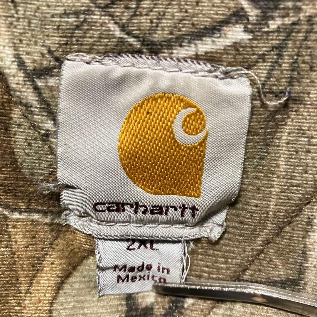 ●H14【US輸入】【ボロ】カーハート アクティブジャケット ブラック【2XL】