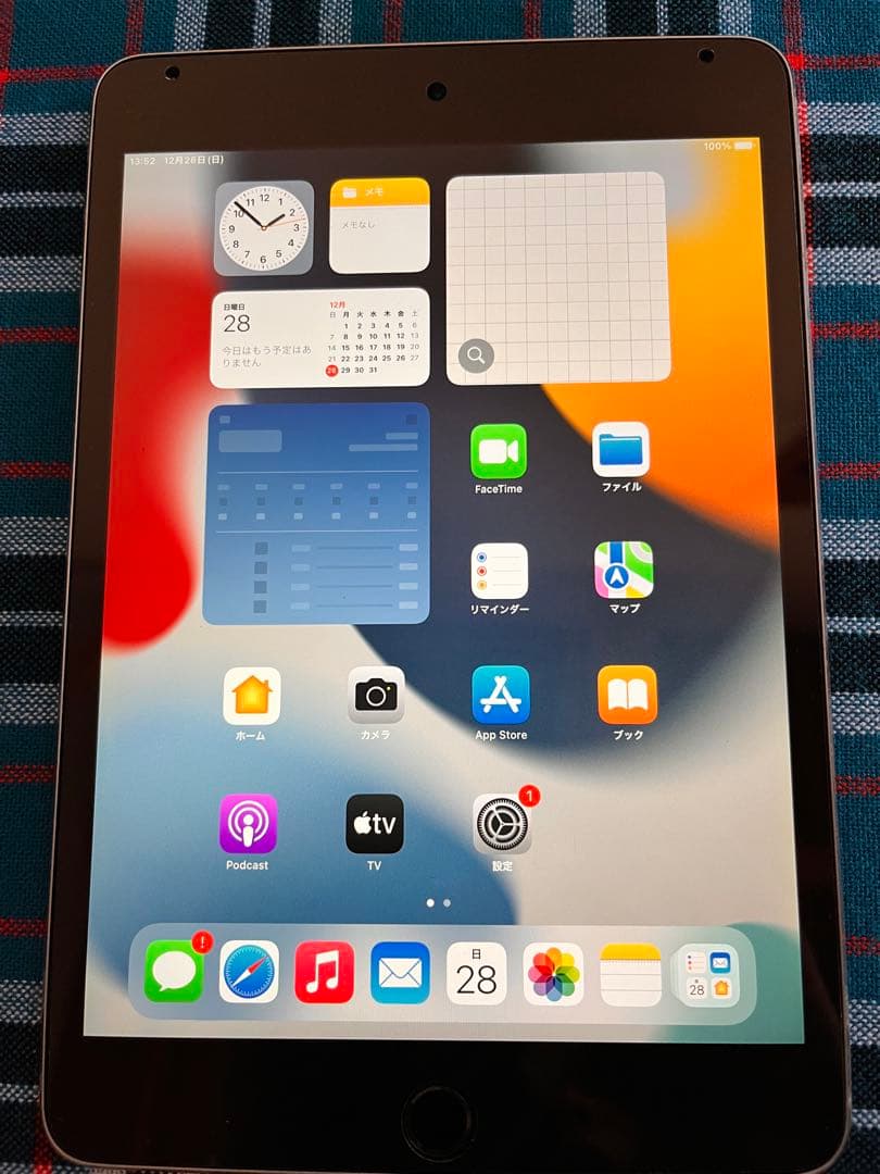 iPad mini 4 128GB スペースグレイ【iPod touch付】