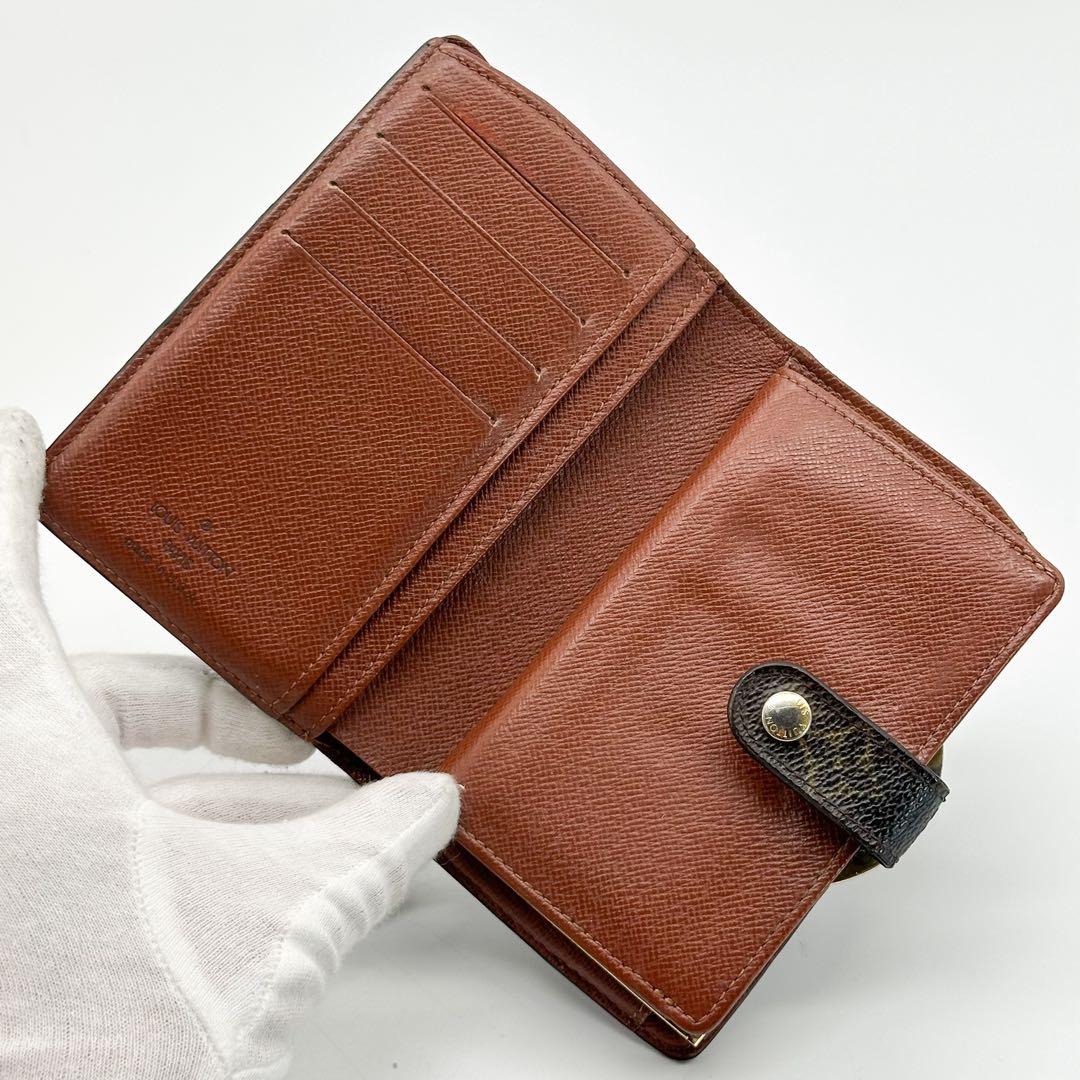 ルイヴィトン ポルトフォイユ ヴィエノワ モノグラム がま口 モノグラム