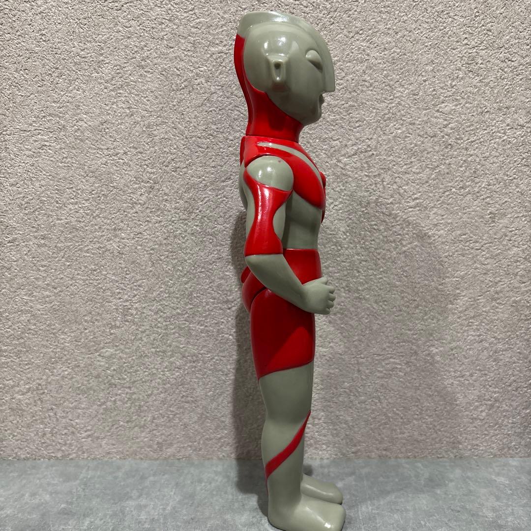 ウルトラマンソフビ 約30cm グレーと赤　マルサン