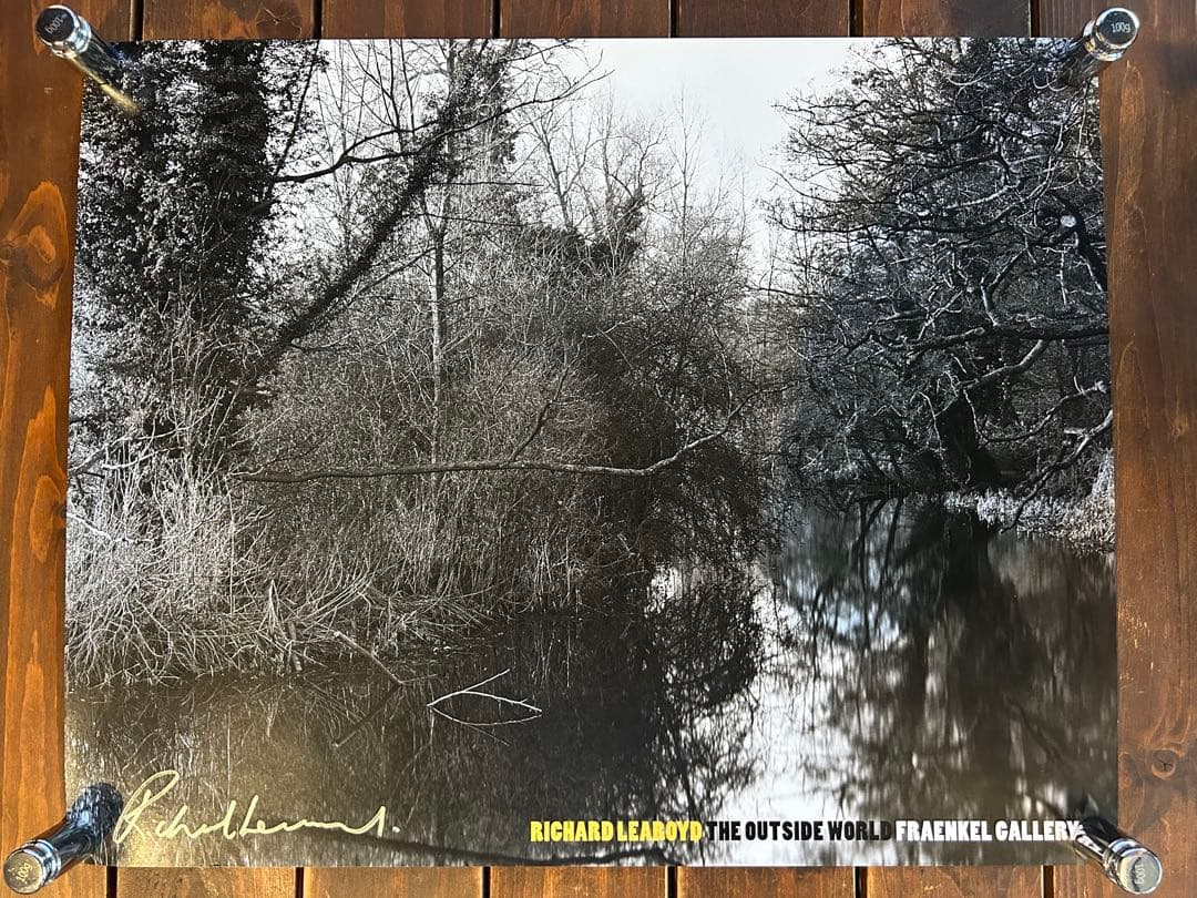 写真家Richard Learoyd 自筆サイン入りエキシビションポスター