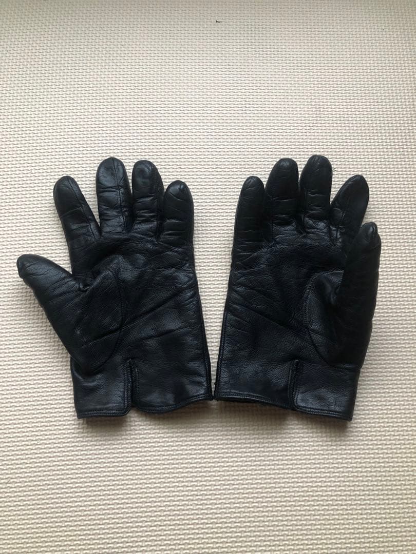 Melora メローラ ナッパレザー カシミア ブラック　グローブ 手袋 7.5