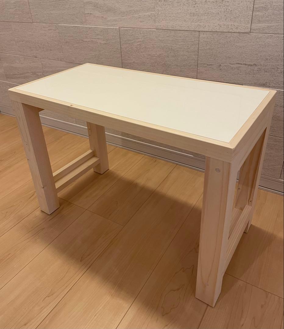 ハンドメイド　ディスプレイ台　飾り棚　ティッシュケース