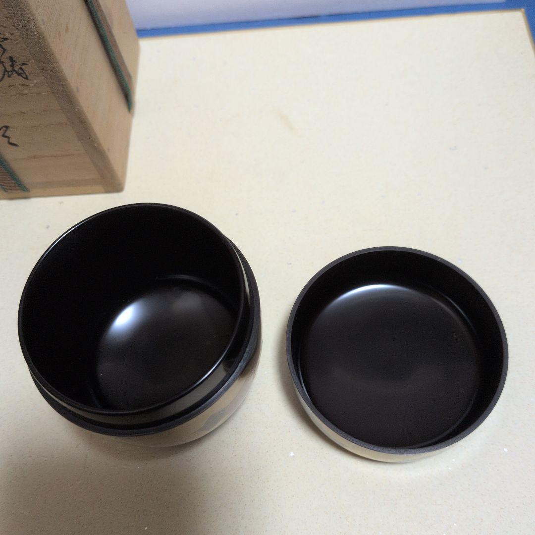 中棗、寒椿蒔絵、梨地朱金入、ふく8番