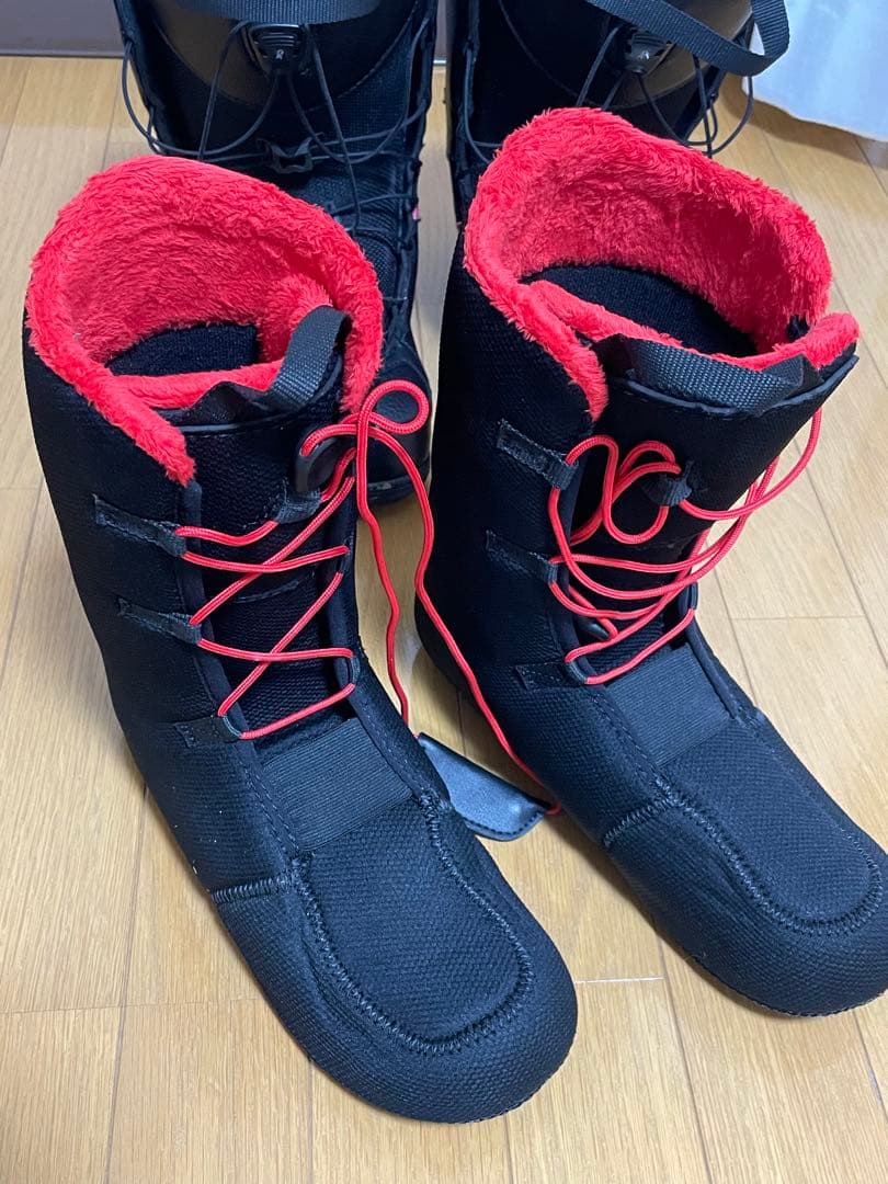 DEELUXE スノーボードブーツ 黒/赤