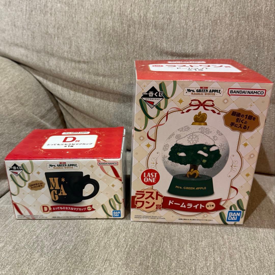 ミセスグリーンアップル 一番くじ D賞 マグカップ ラストワン賞 ドームライト