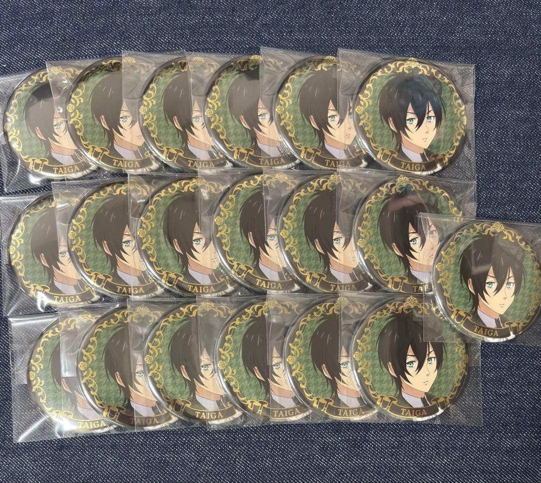 《19点》キンツア キングオブプリズム アニカフェ 箔押し缶バッジ 香賀美タイガ