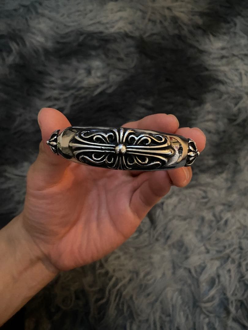 シルバー クロスバングル