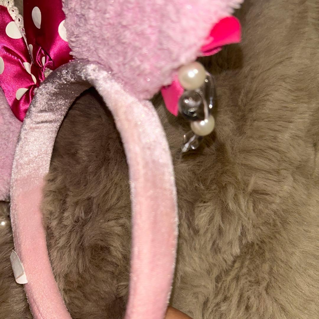 ミニーカチューシャ　ピンク