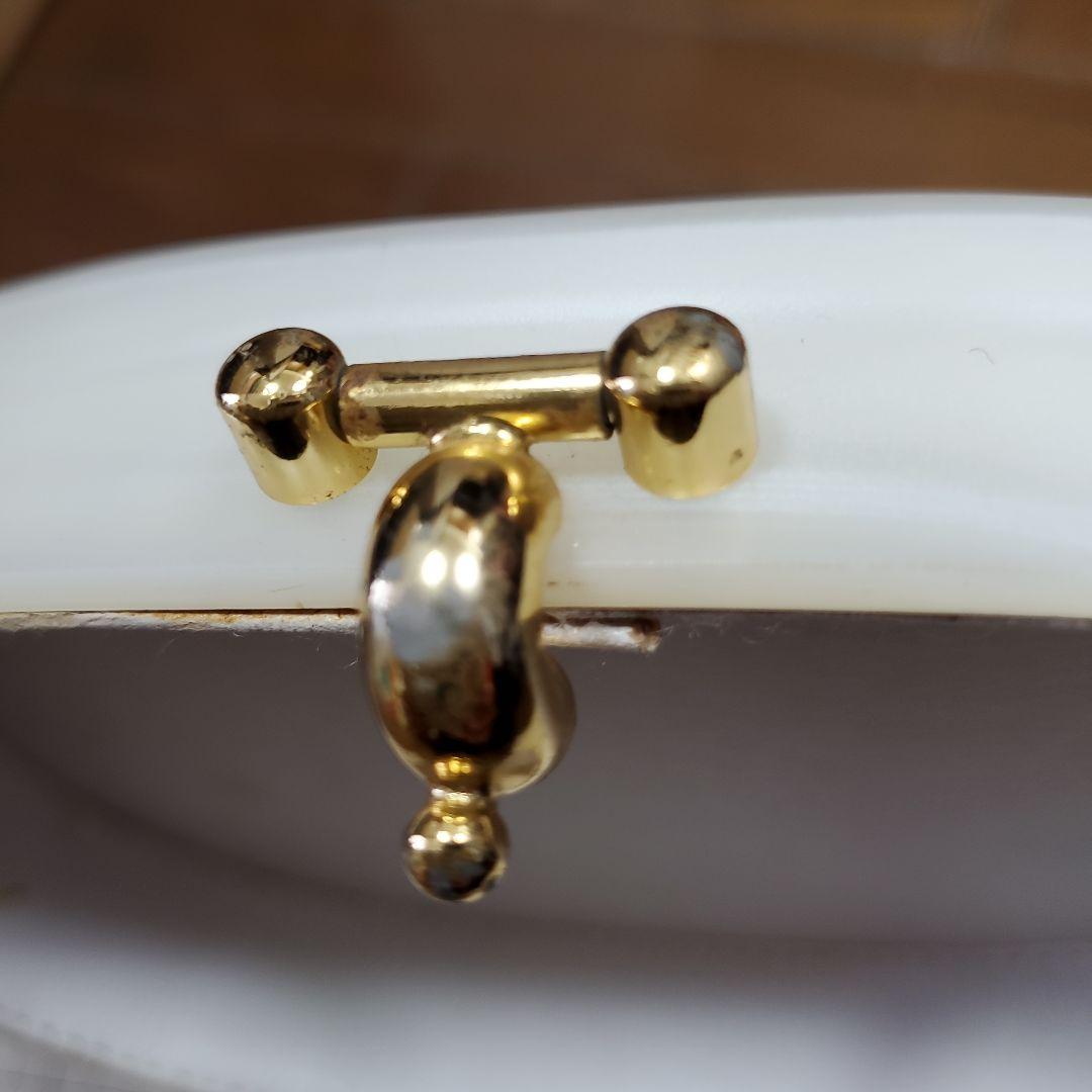 レア✨ヴィンテージ✨白いセルロイドのバッグ✨17.5cmx11cmx高さ13cm