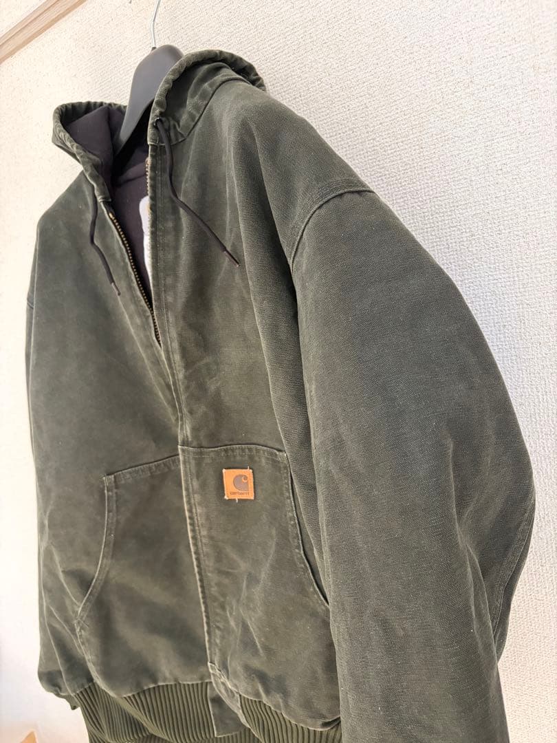 【値下げ可能】Carhartt アクティブジャケット モスグリーン