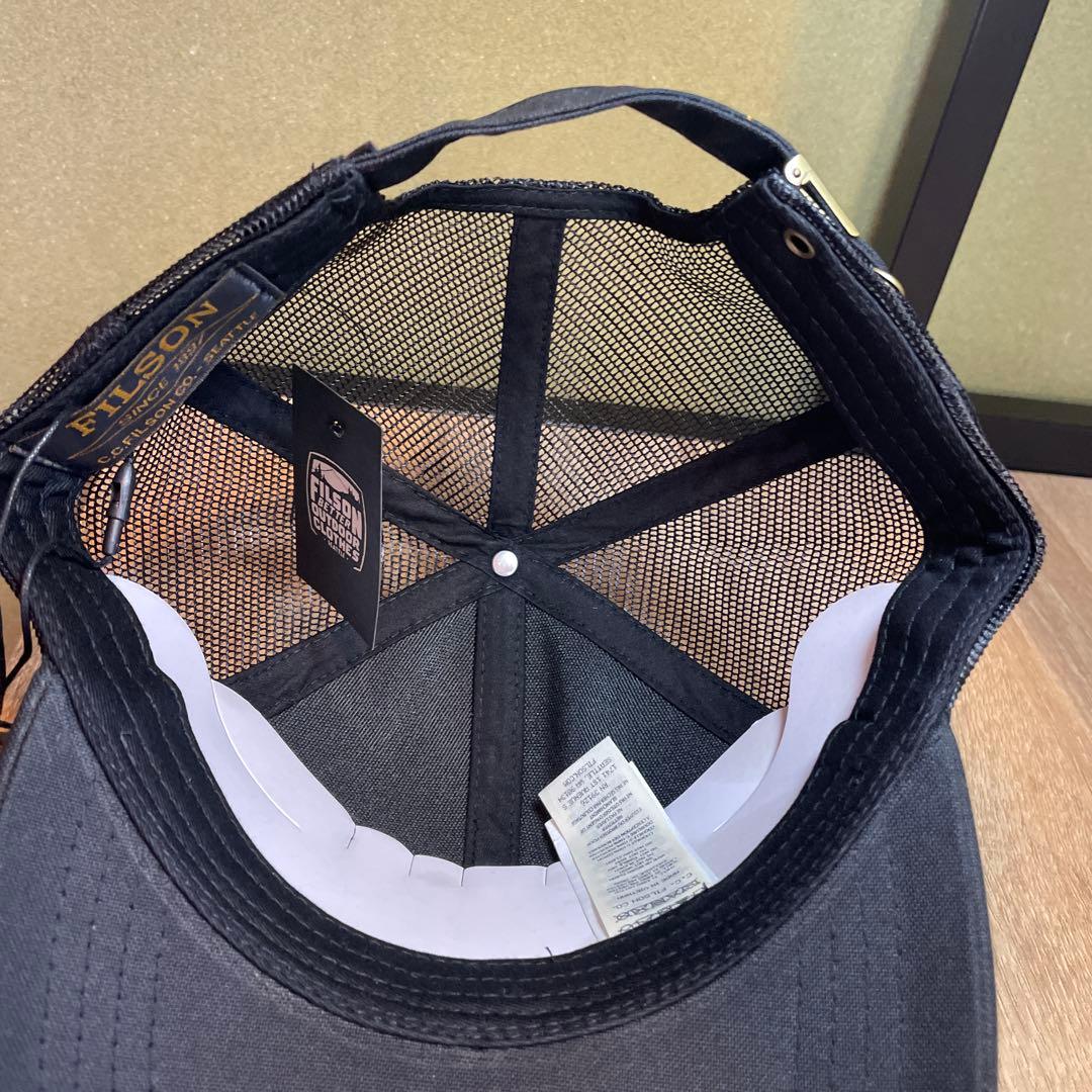 新品未使用 タグ付きフィルソンFILSON Logger MeshCapブラック