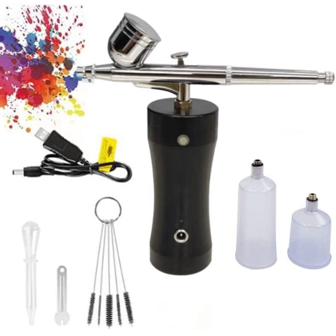 2022年最新 エアブラシ 充電式 エアーブラシ コードレス ミニコンプレッサー