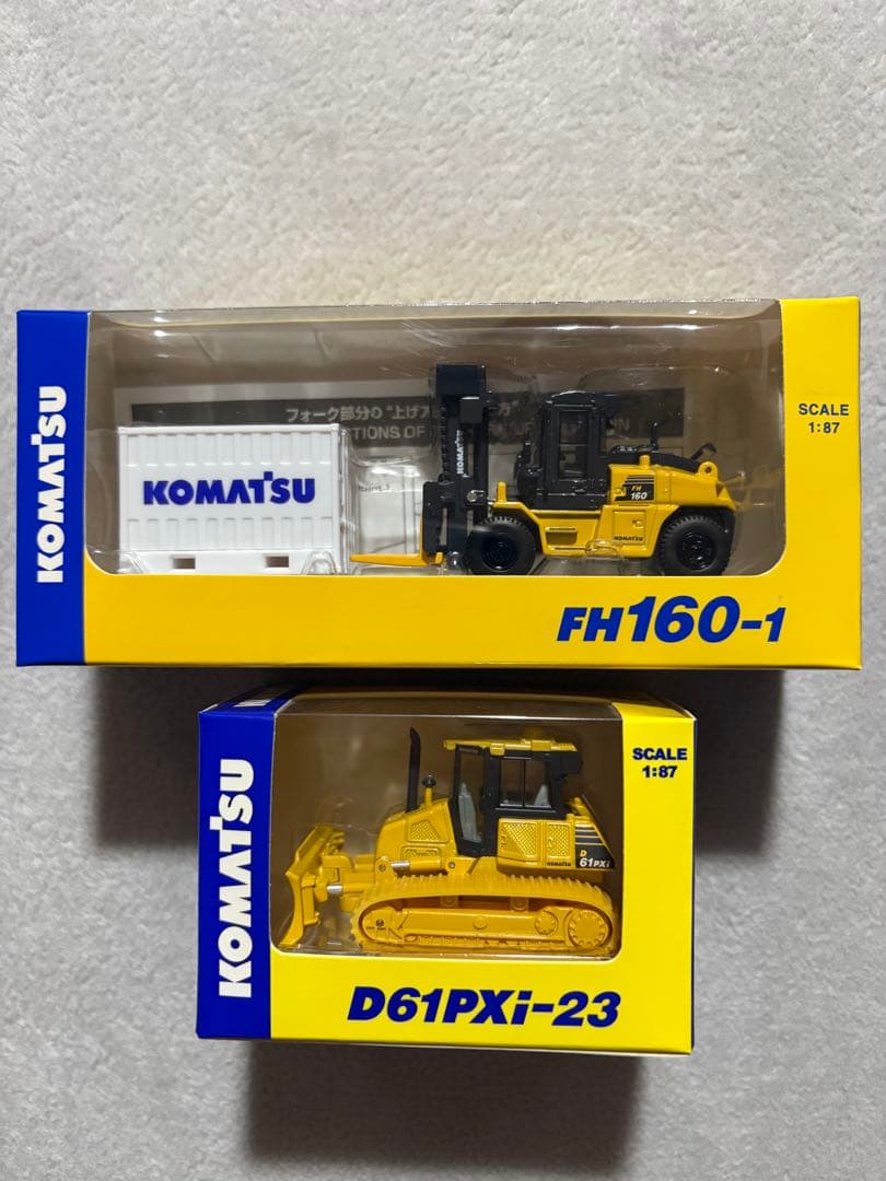 コマツ(KOMATSU) オリジナルミニチュア11点セット＋新規1点